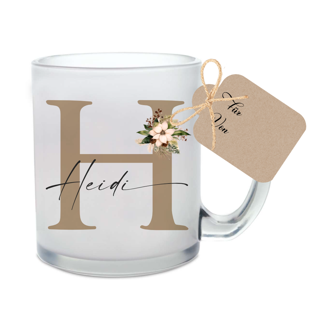 Weihnachtstasse mit Namen als Geschenkidee