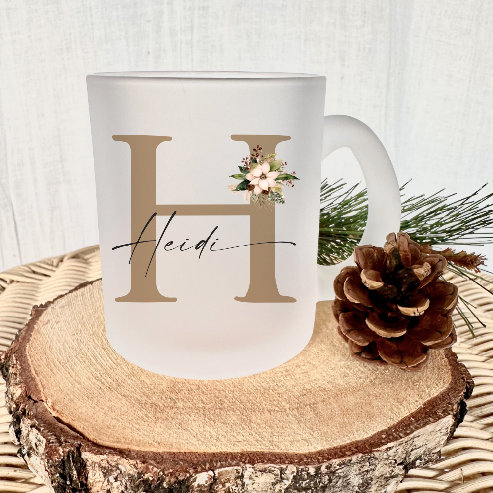 Weihnachtstasse mit Namen als Geschenkidee