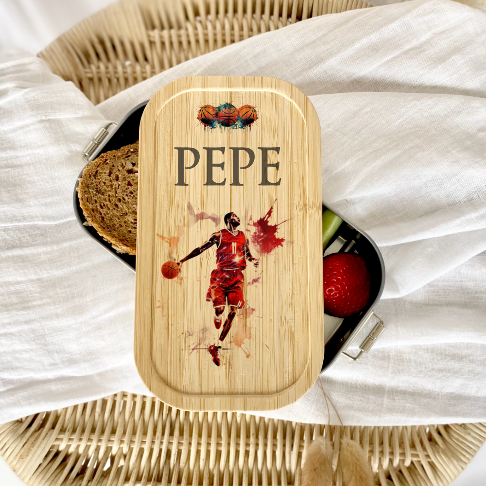 Geschenkidee Mädchen und Jungen Basketball Lunchbox