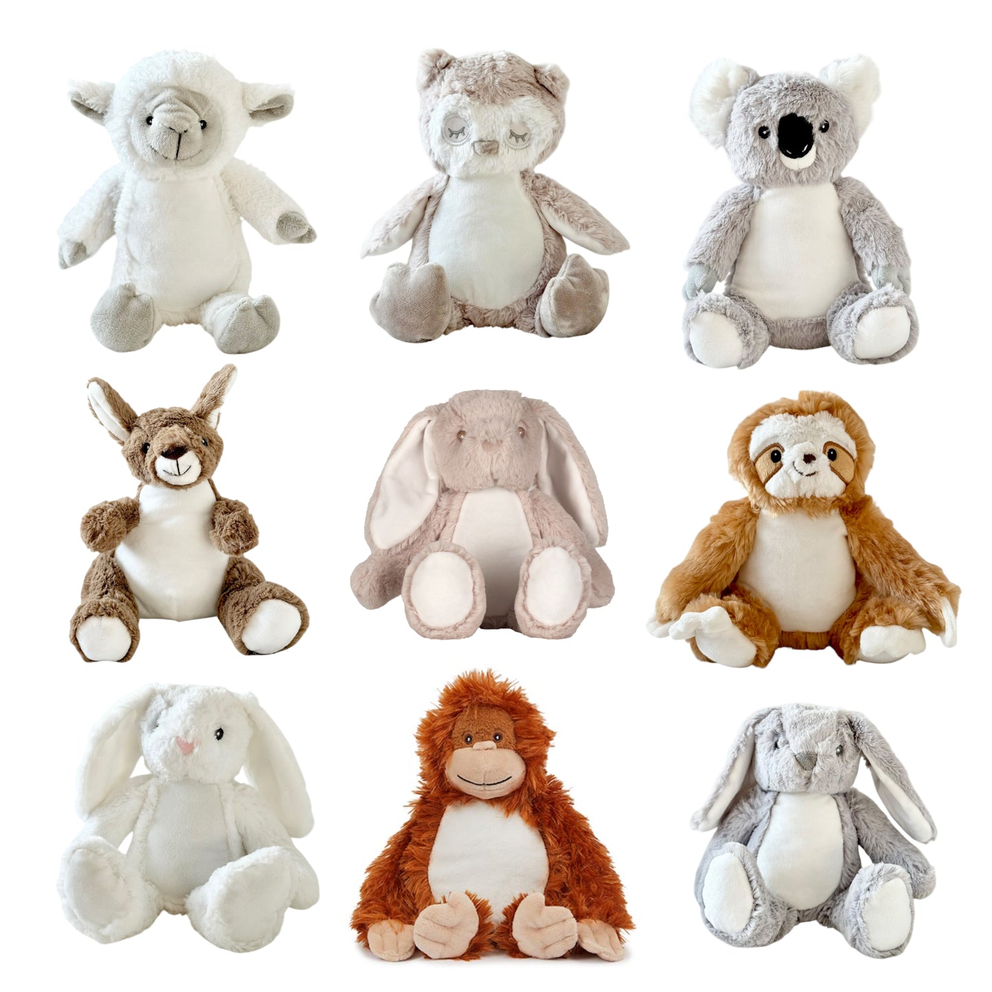 Personalisiertes Plüschtier Namen Geschenk Baby Geburt Taufe Geburtstag mit Affirmation