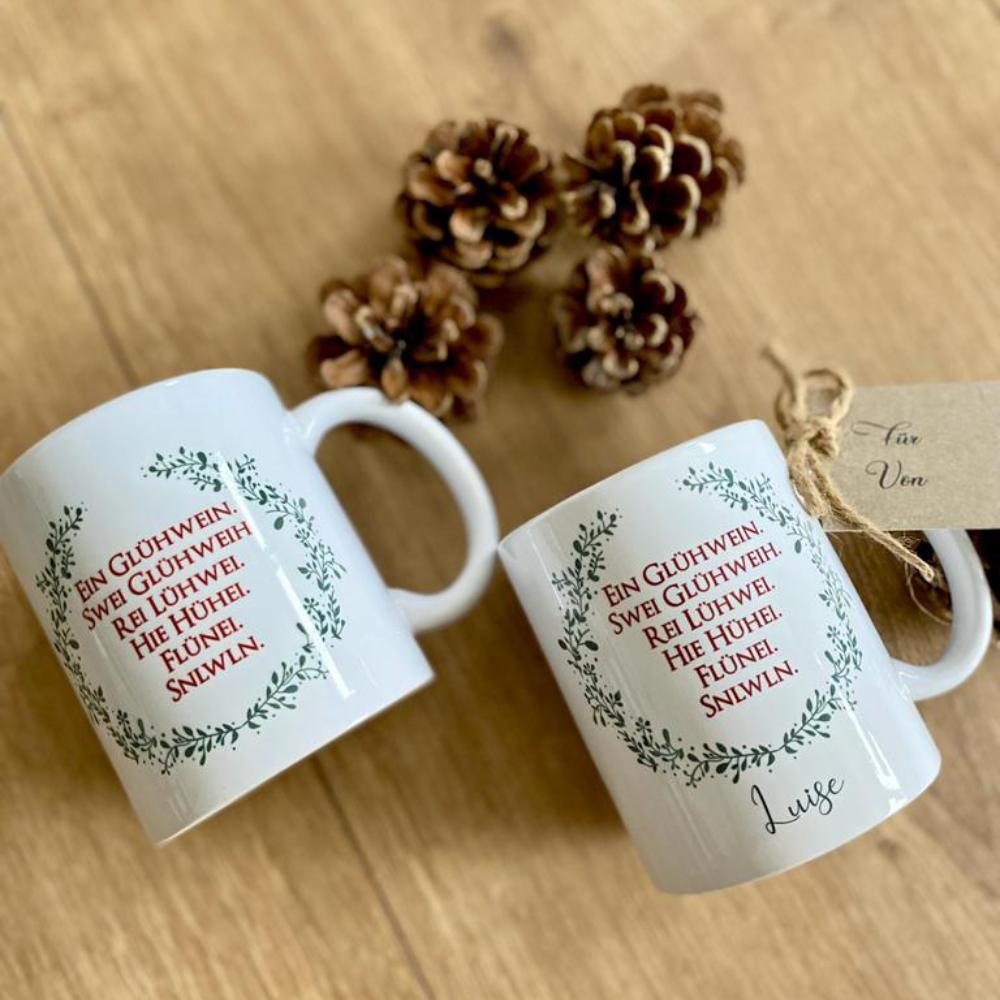 Weihnachten Glühwein Tasse Geschenk