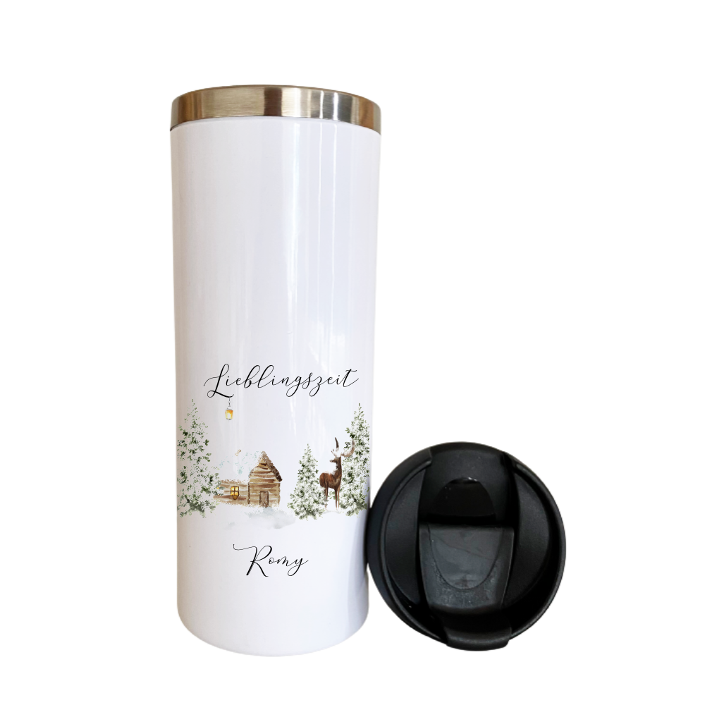 Weihnachtlicher Thermobecher 