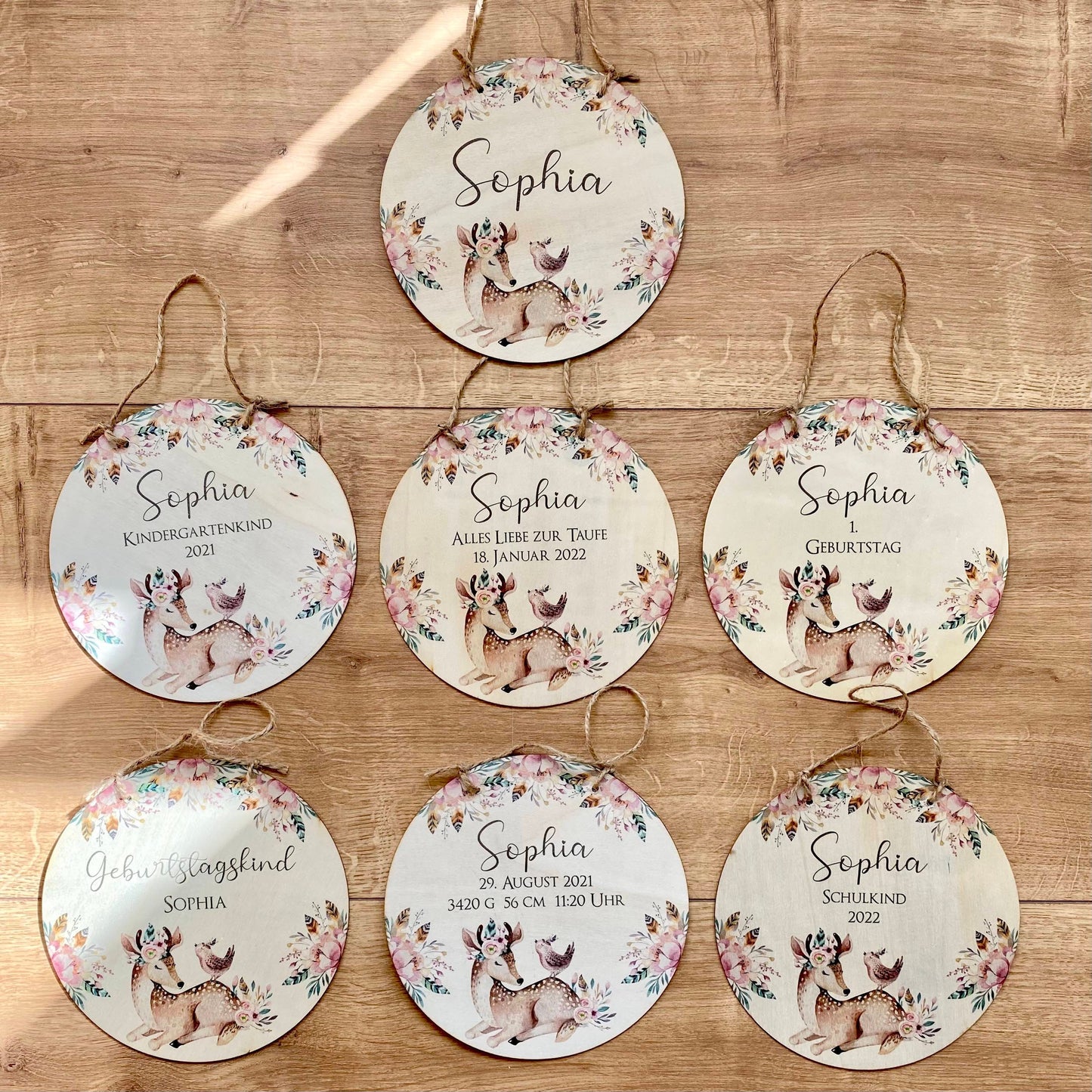 Personalisiertes Holzschild "Schulkind" mit Namen und Datum zur Einschulung | Originelles Einschulungsgeschenk und tolle Dekoration zum Schulstart | 2 Motivvarianten zur Auswahl