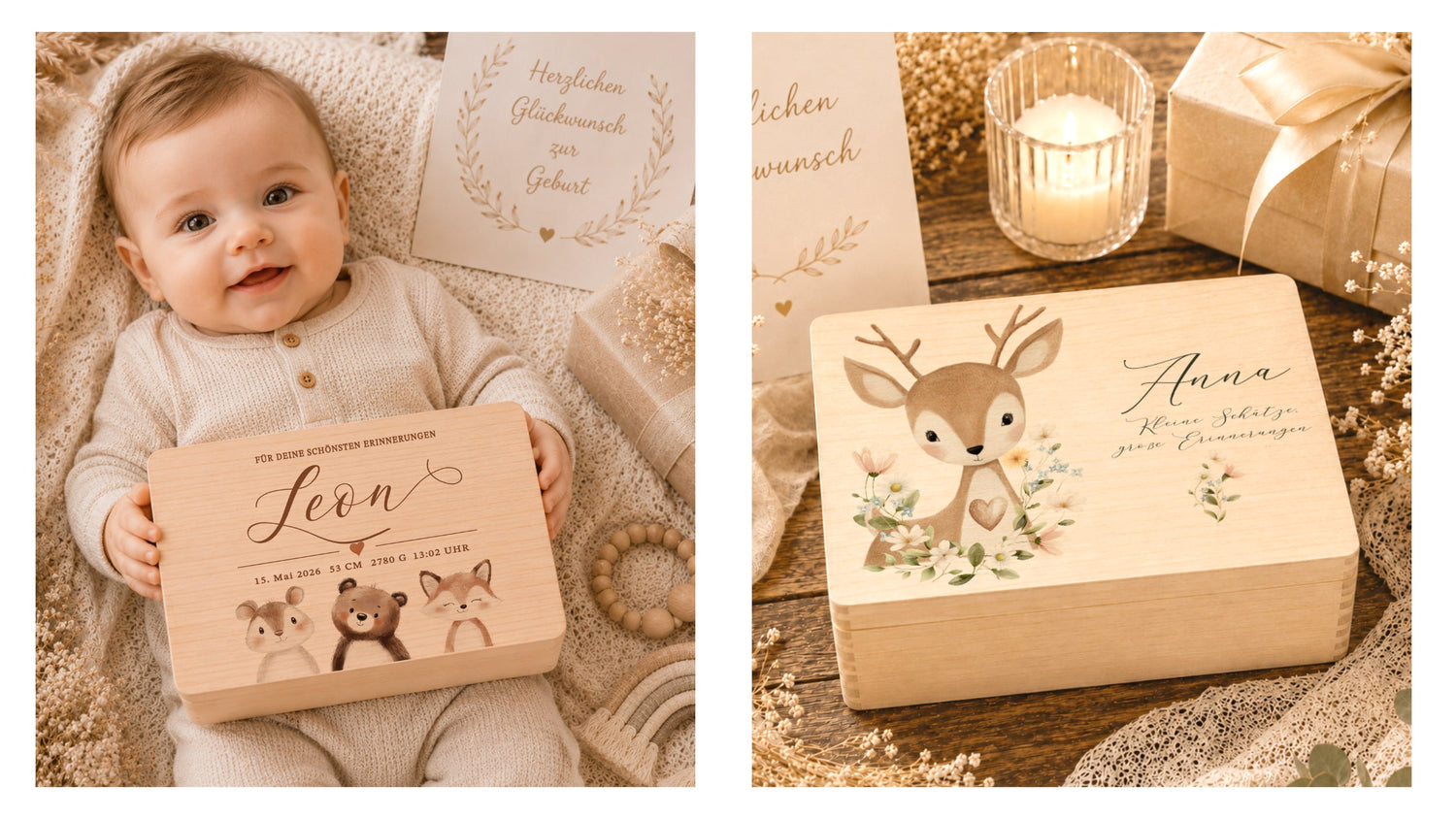 Kinder & Baby Holzkisten