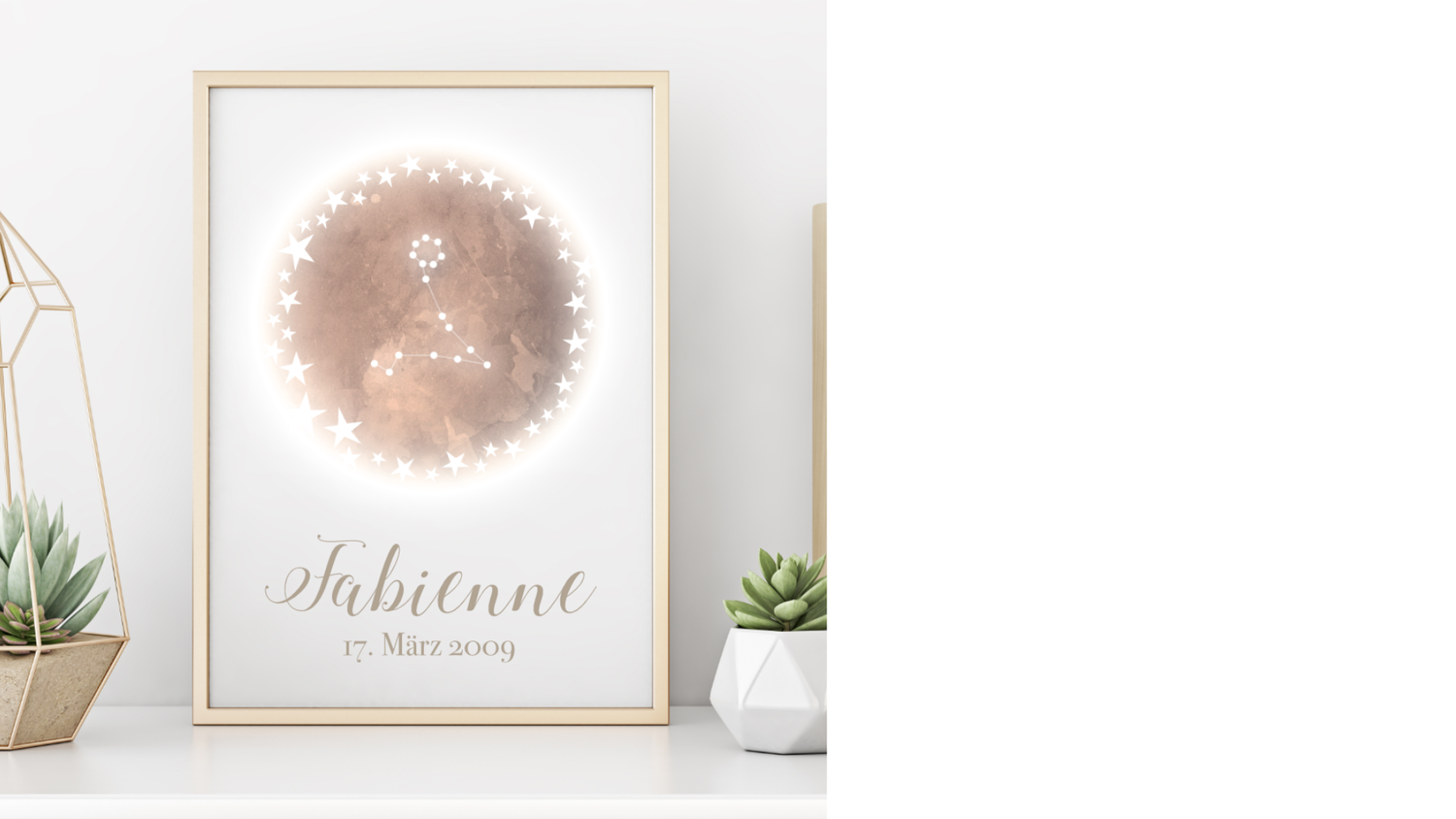 Poster mit Namen und Sprüchen. Personalisierte Geschenke.