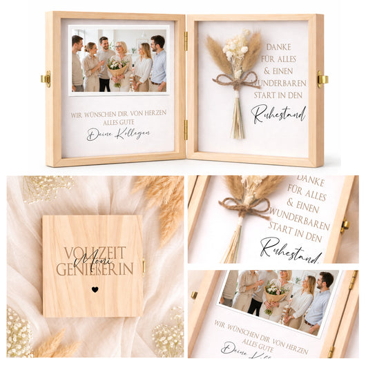 Geschenk Rente Kollegin Kollege personalisiert | Abschiedsgeschenk Renteneintritt Team Geschenk | Dankeschön Kollegin Geschenk Ruhestand