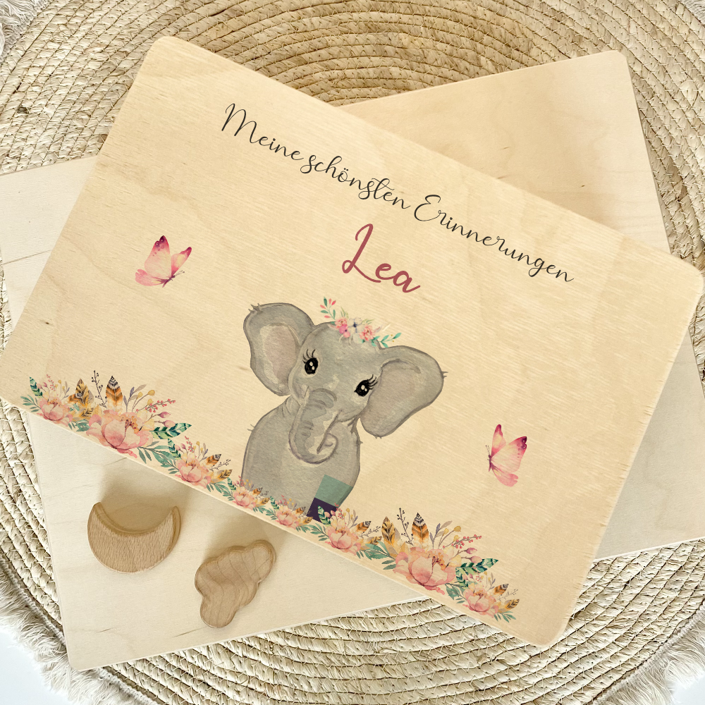 Personalisiertbare Holz-Erinnerungsbox Für Babys ? Produktbild-Vorschau 9