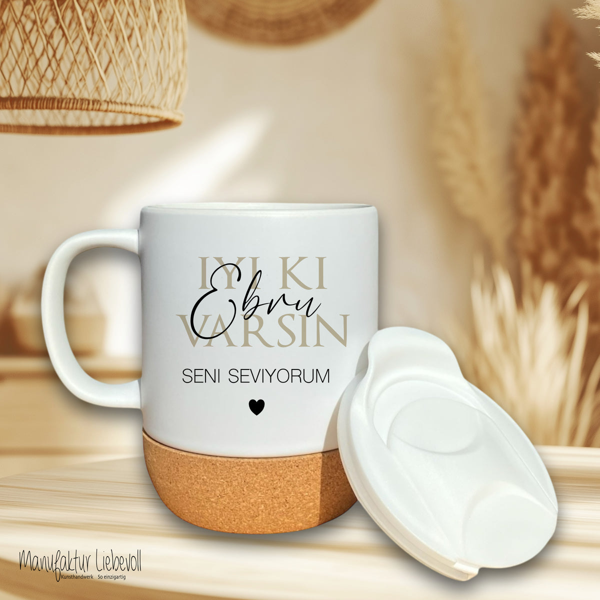 Tasse türkischem Spruch Namen Bayram Ramadan Geschenk – Manufaktur Liebevoll