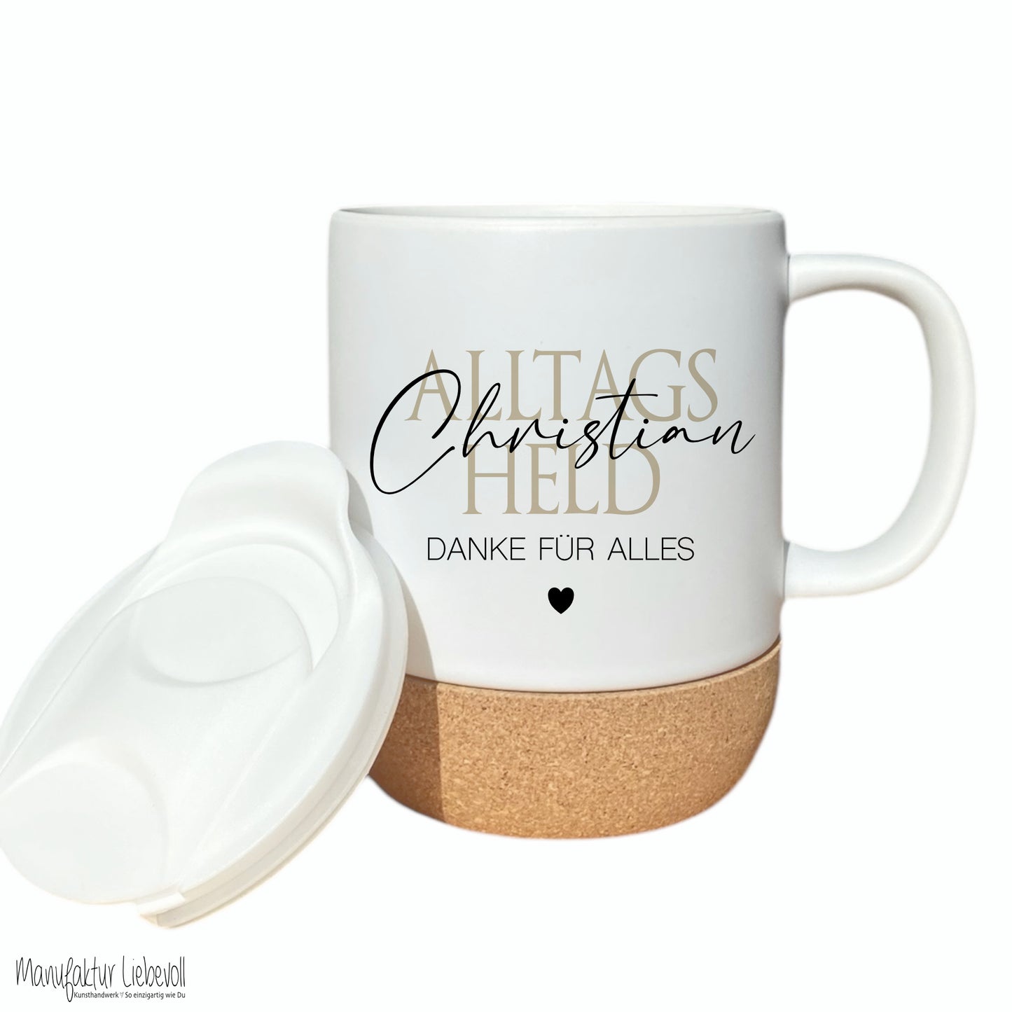 Alltagsheldin Tasse Personalisiert Tasse Name Geschenk für Kollege Dankeschön Geschenk Freundin Kollegin Mama Papa Oma Opa Danke Geschenk