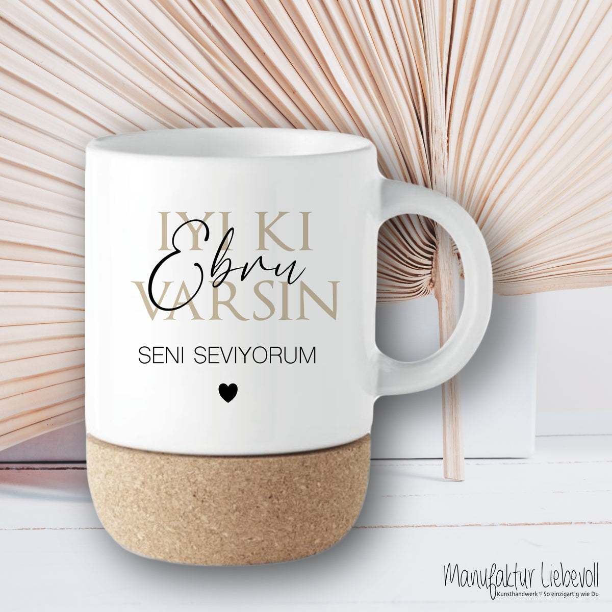 Tasse türkischem Spruch Namen Bayram Ramadan Geschenk – Manufaktur Liebevoll