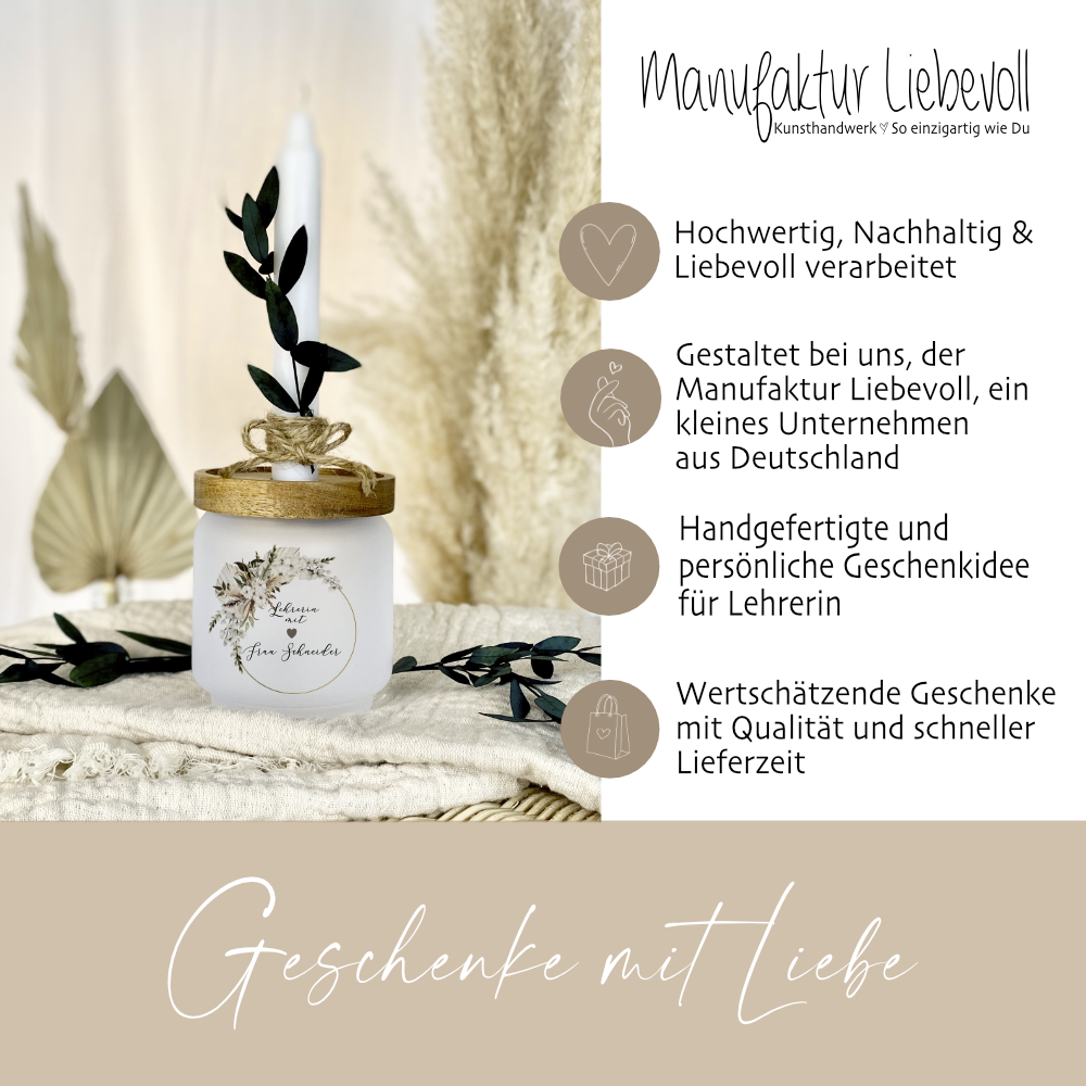 Geschenkidee für Lieblingslehrerin mit Namen