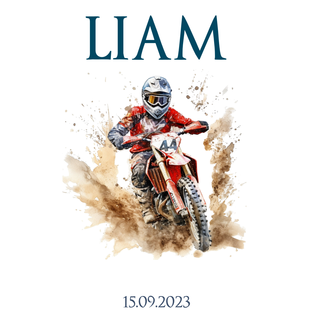 Motorrad Stoff Schultüte Namen für Jungen Einschulung