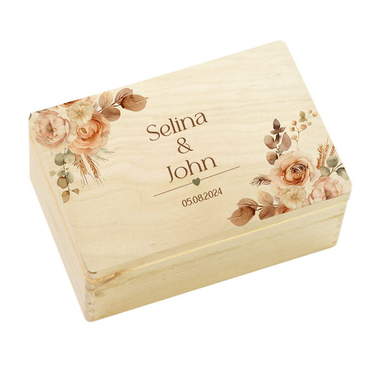 Erinnerungskiste Hochzeitsgeschenk Personalisiert Erinnerungsbox Holzkiste Geldgeschenk Hochzeit Geschenk