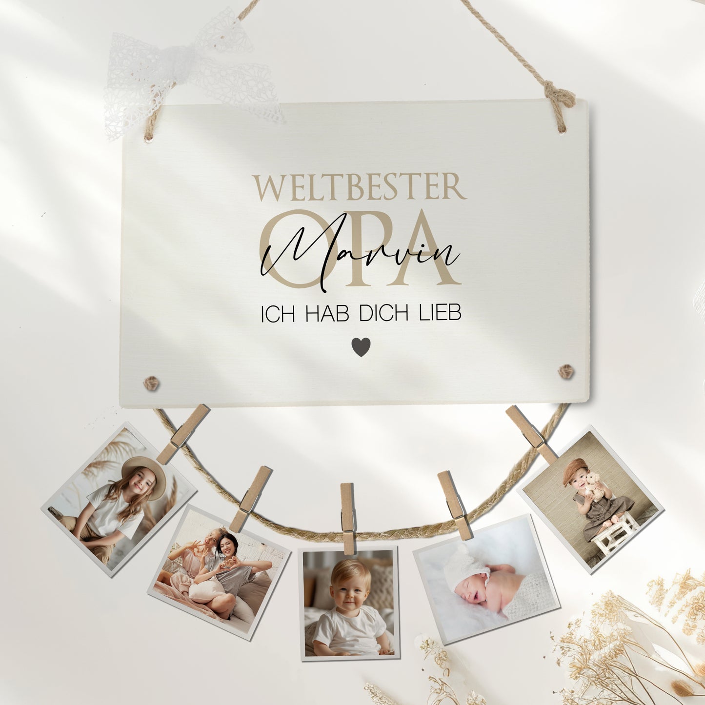 Fotogeschenk Opa Geschenk Geburtstag Geburtstagsgeschenk Großvater Namen