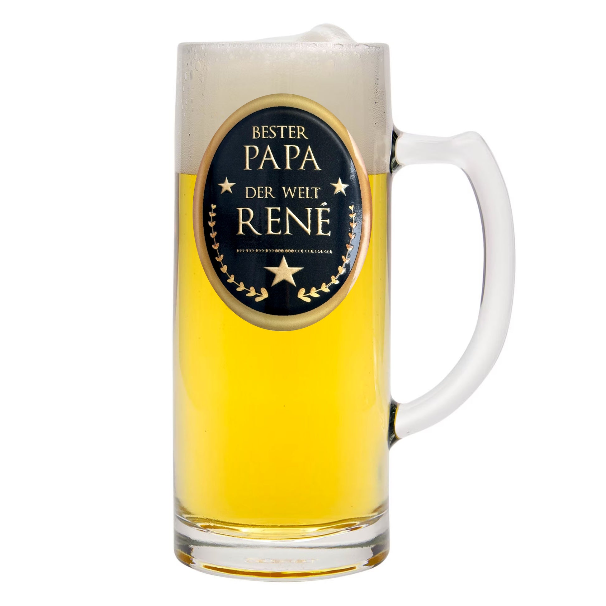 Bierglas Gravur Papa Name Geschenk Vatertag Geburtstag