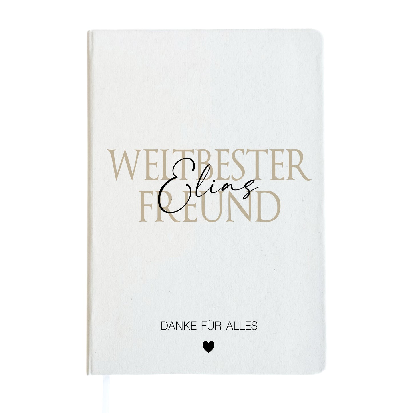Notizbuch Freundin Geschenk mit Namen personalisiertes Notizheft weltbeste Freundin, weltbester Freund, Partner, Herzensmensch