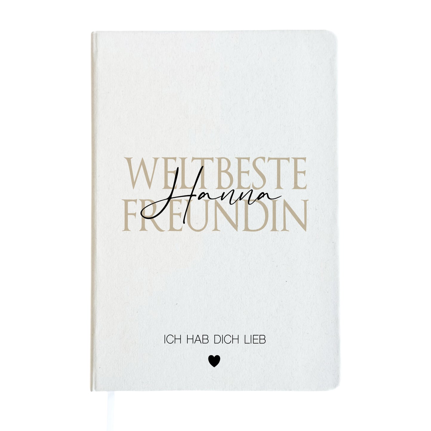 Notizbuch Freundin Geschenk mit Namen personalisiertes Notizheft weltbeste Freundin, weltbester Freund, Partner, Herzensmensch