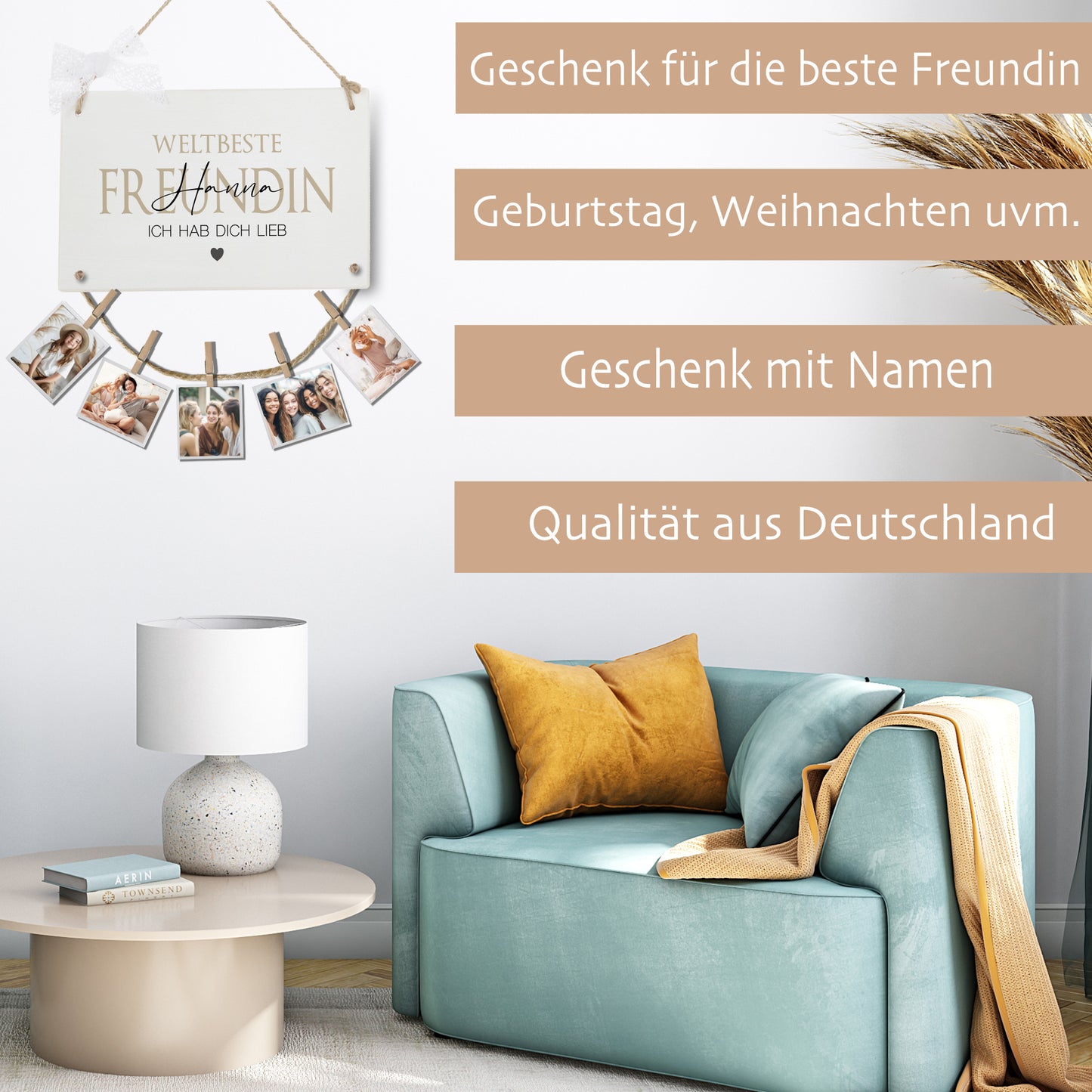 Freundin Geschenk Geburtstag Fotogeschenk Lieblingsfreundin Geburtstagsgeschenk Personalisiert