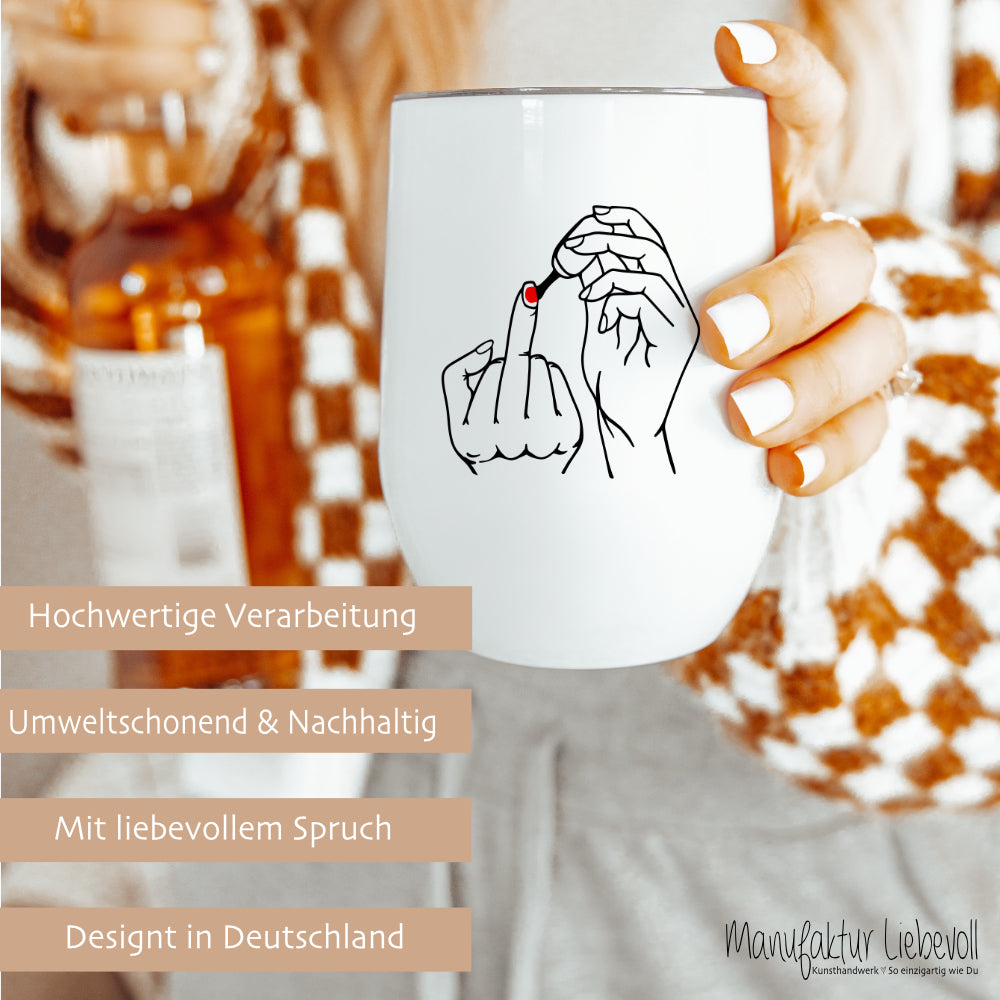 Weinbecher Edelstahl