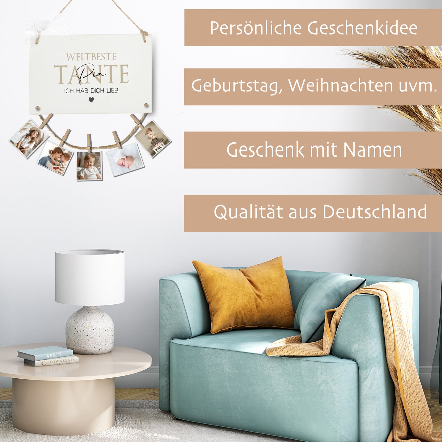Tante Geschenk Geburtstag Onkel Geburtstagsgeschenk Namen Fotogeschenk personalisiert