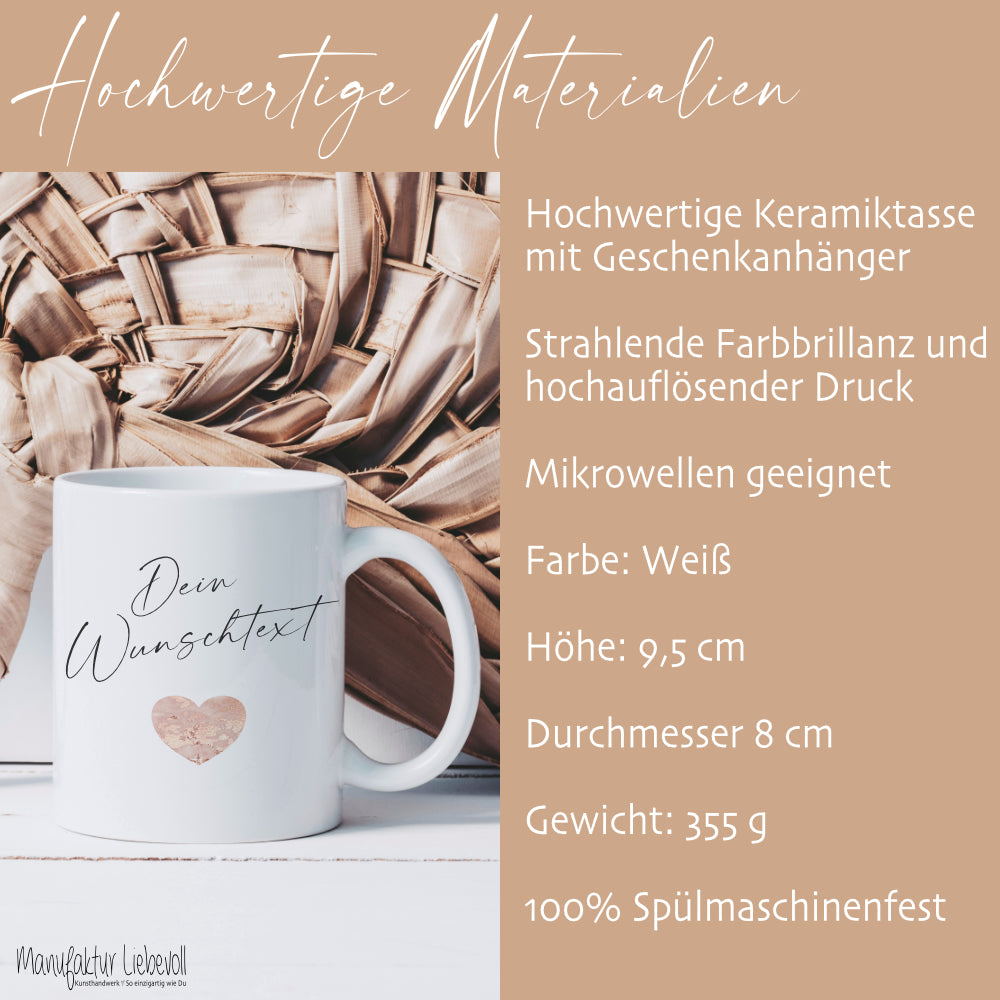 Tasse mit Wunschtext