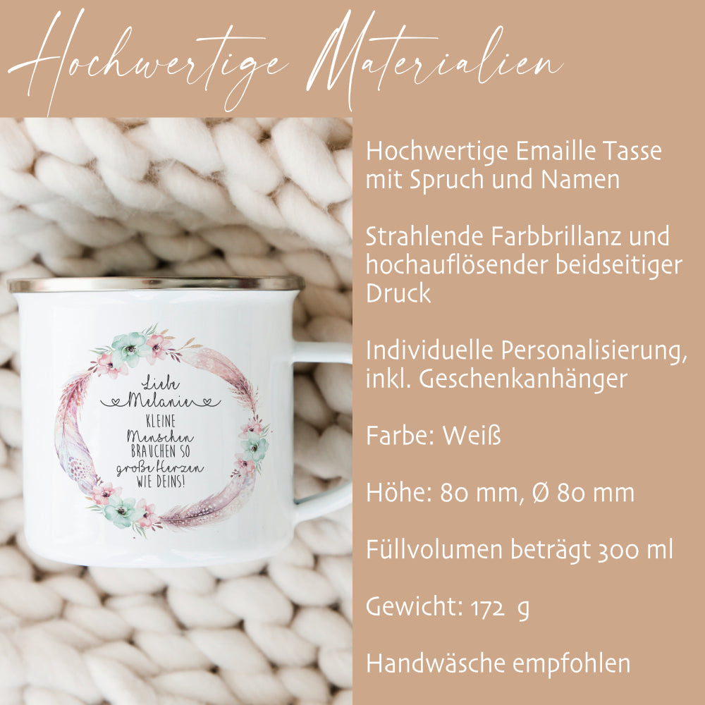 Personalisierte Tasse mit Spruch | Originelles Geschenk u. besondere Geschenkidee für Erzieher, Lehrer u. besondere Menschen die mit Kindern arbeiten | Tassengeschenk als Dankeschön