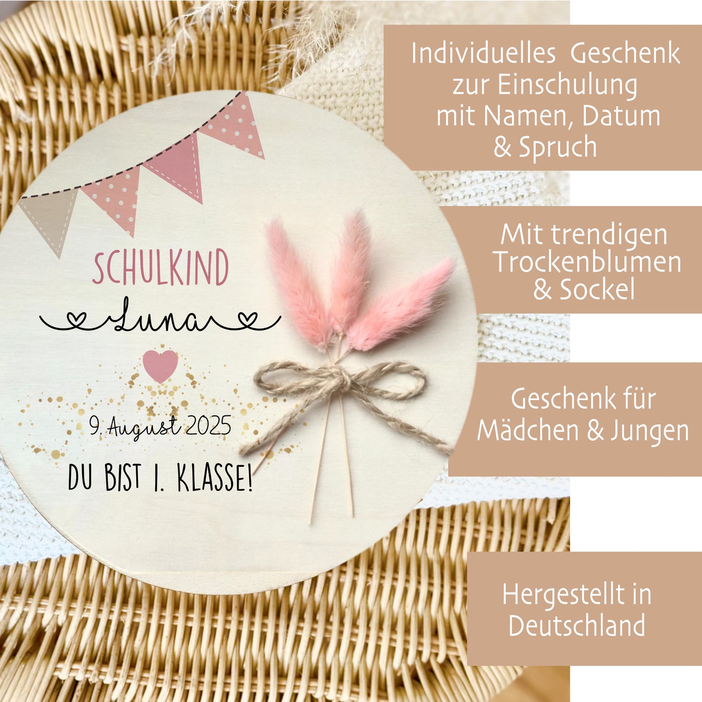 Einschulung Geschenk Einschulung Geld Geschenk Schulkind 2025 Einschulungsgeschenk Name Geschenke zum Schulanfang Mädchen Junge Einschulung
