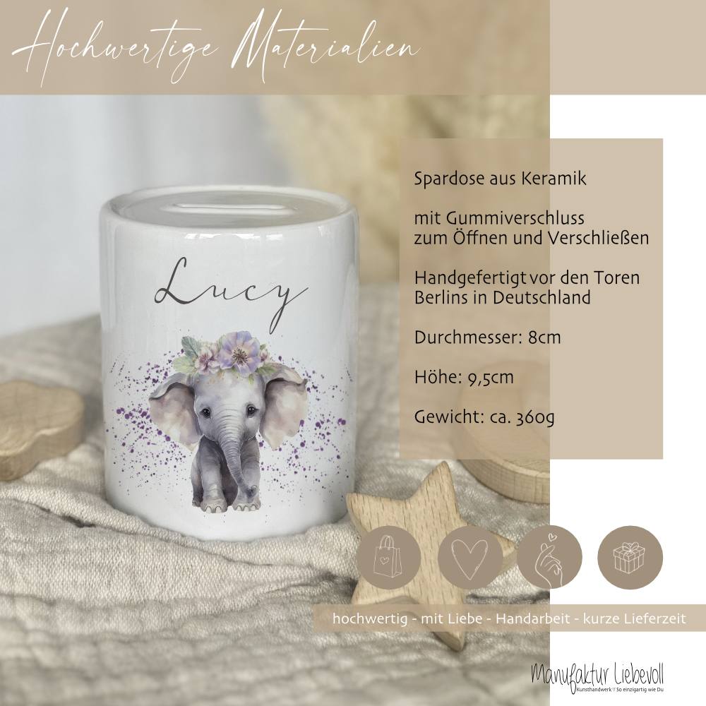 Lyforpyton Geschenktüte, Rosa Zoo-Design, 23x18 Cm – Inkl. Seidenpapier & Karte, Für Kinderpartys