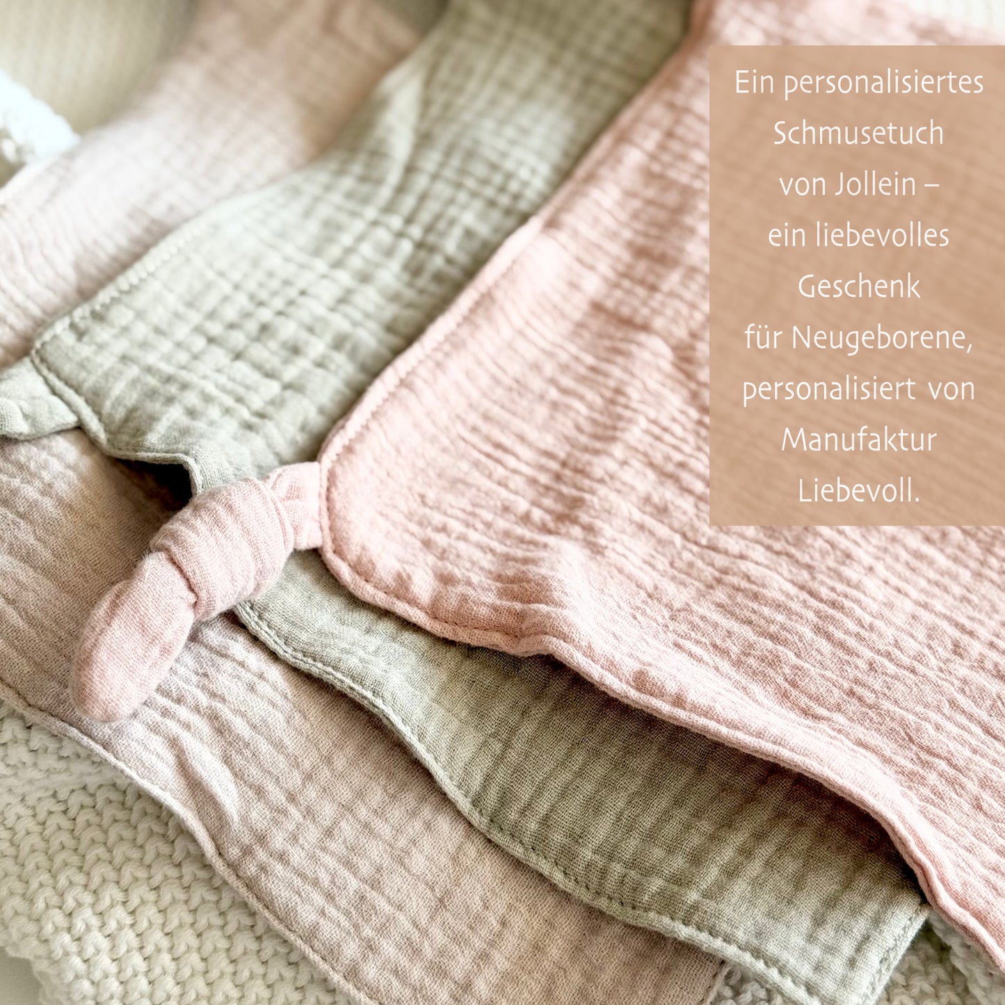 Schnuffeltuch Baby mit Namen Kuscheltuch personalisiert Geschenke Baby Schmusetuch Baby Kuscheltier Hase Babygeschenk