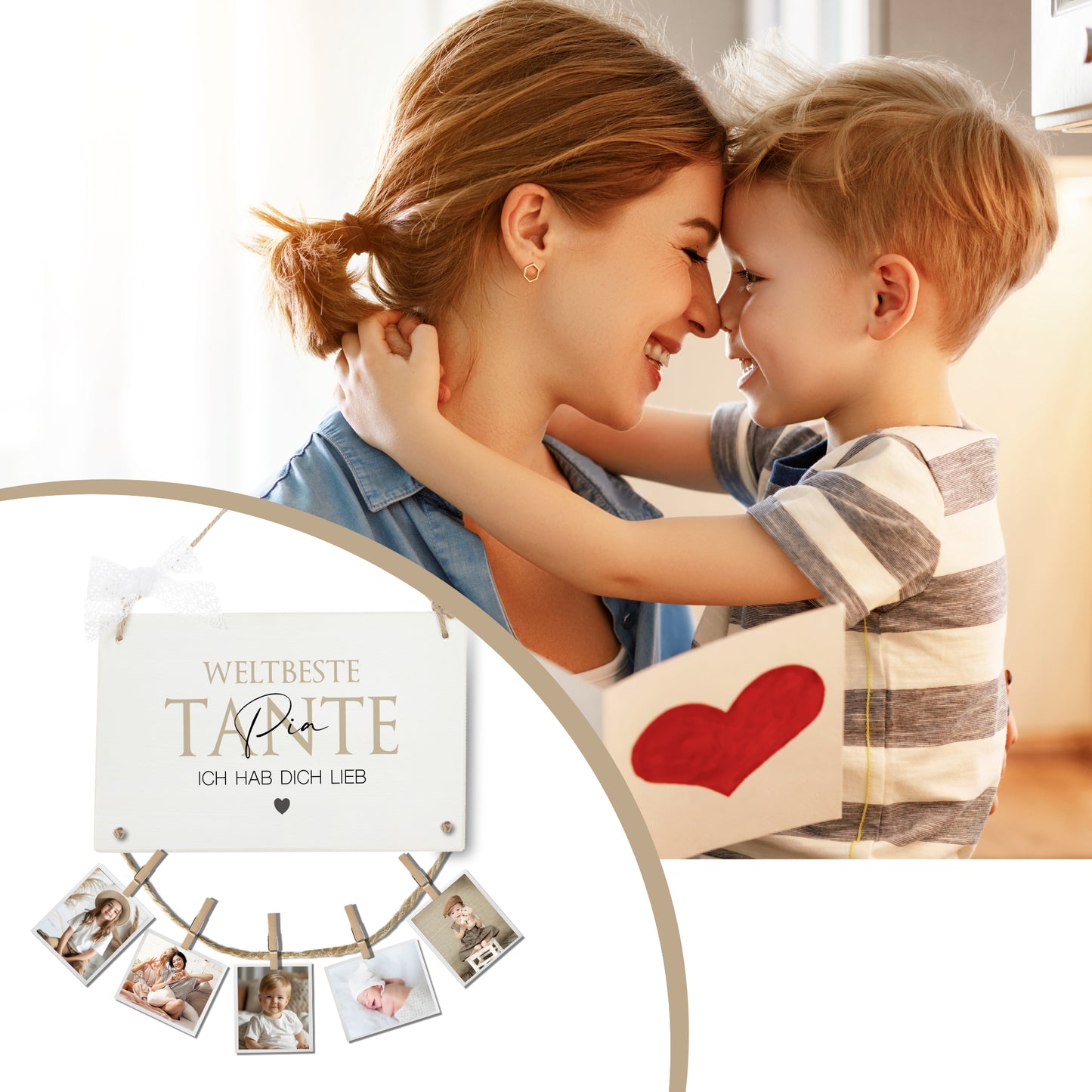 Tante Geschenk Geburtstag Onkel Geburtstagsgeschenk Namen Fotogeschenk personalisiert