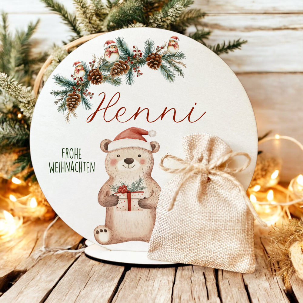Personalisierte Weihnachtsdeko mit Namen – Geschenk Kinder & Familie