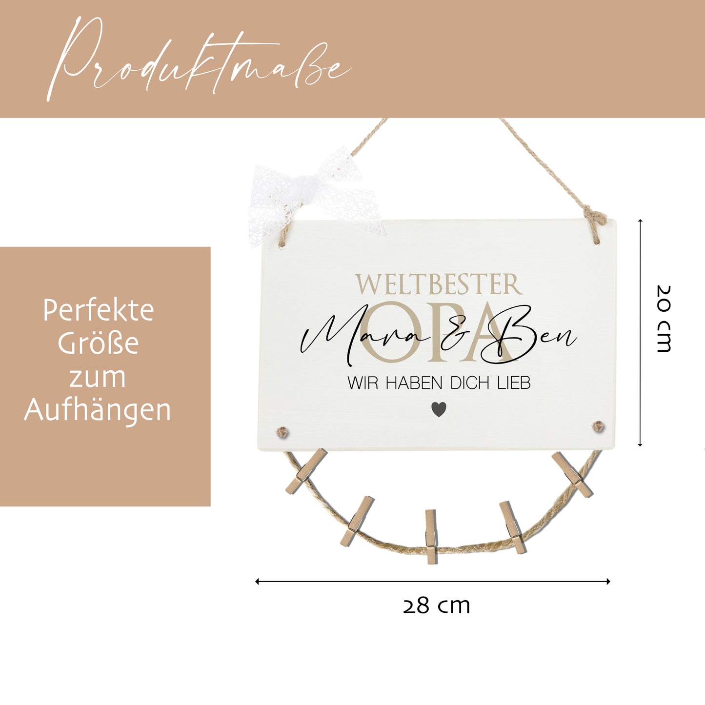 Fotogeschenk Opa Geschenk Geburtstag Geburtstagsgeschenk Großvater Namen
