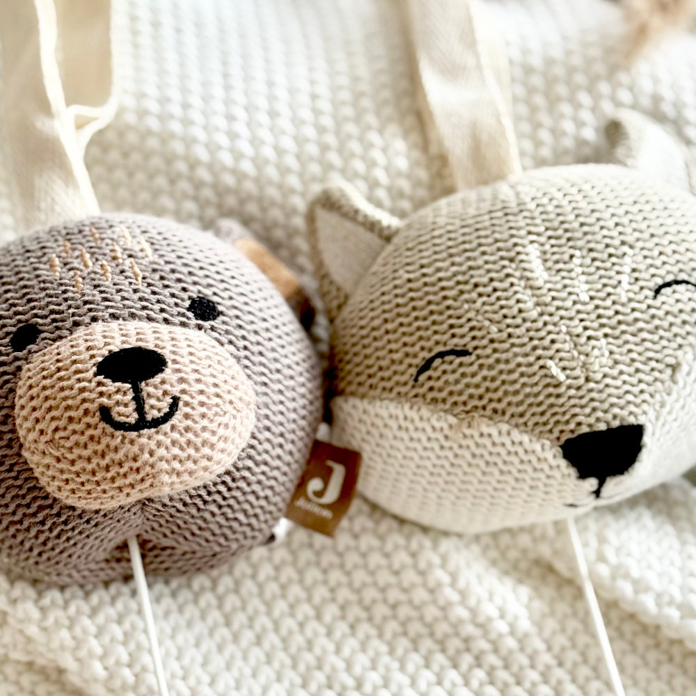 Personalisierte Spieluhr für Babys, Motive: Giraffe, Bär, Fuchs zum Auswählen