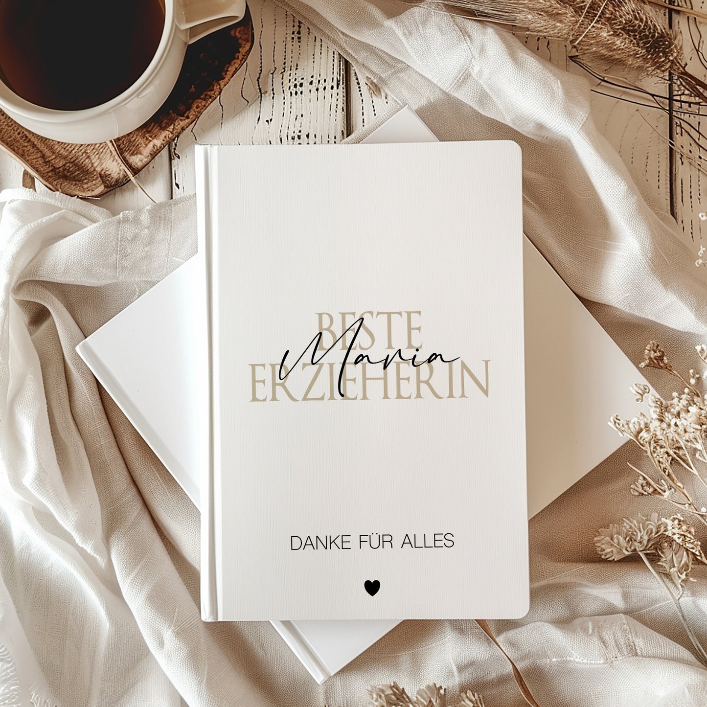 Notizbuch mit Namen Erzieherin Abschiedsgeschenk Erzieher Geschenk Dankeschön