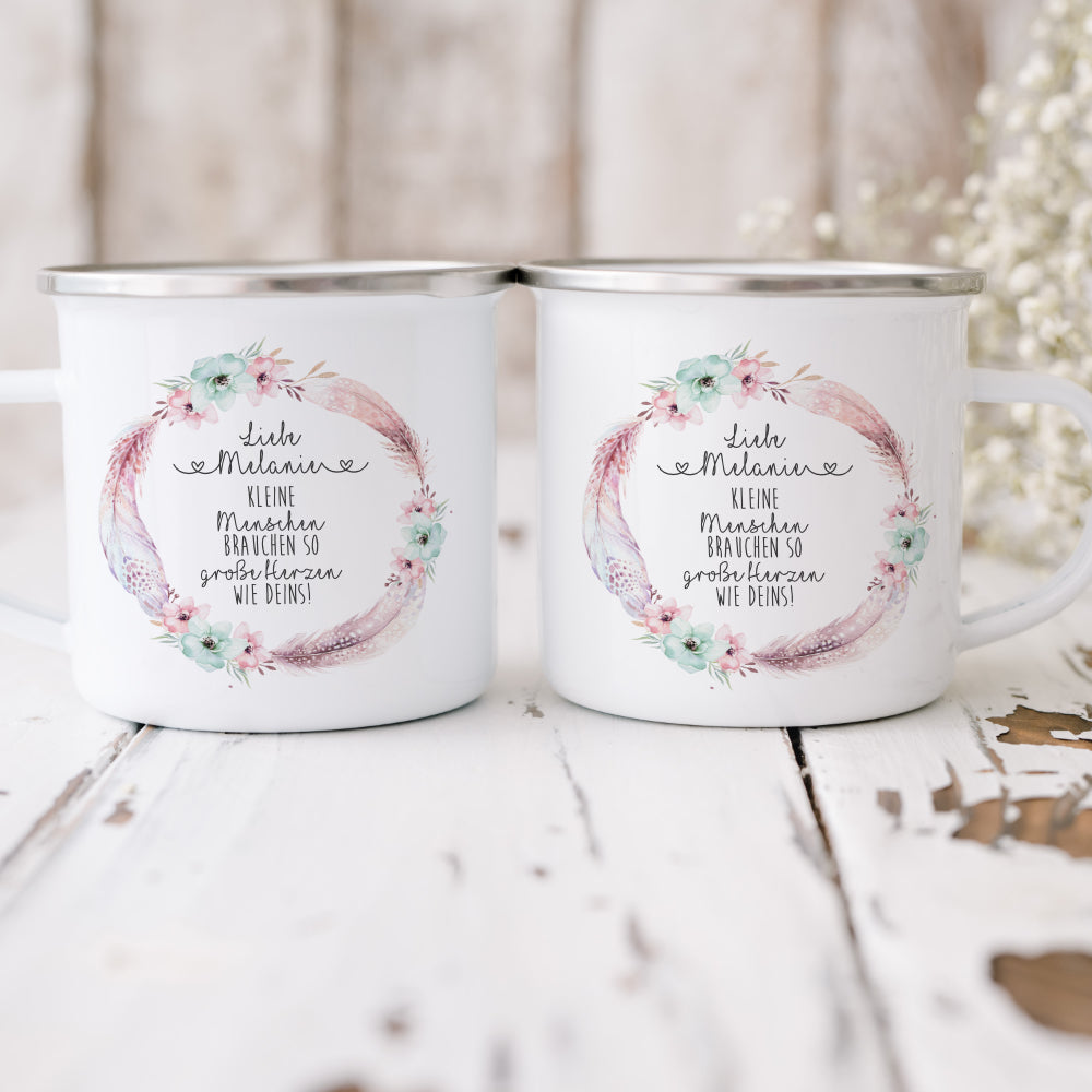 Personalisierte Tasse mit Spruch | Originelles Geschenk u. besondere Geschenkidee für Erzieher, Lehrer u. besondere Menschen die mit Kindern arbeiten | Tassengeschenk als Dankeschön