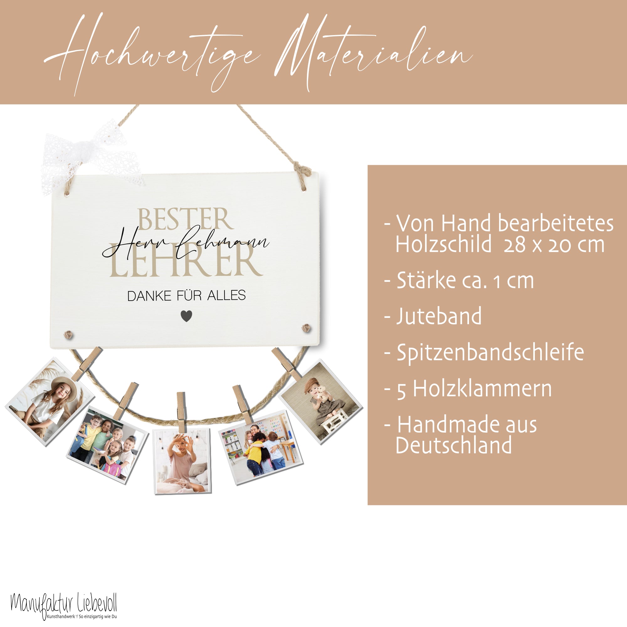 LEVLO Abschiedsgeschenk-Tasche – Für Mitarbeiter, Praktikanten, Key Worker, Mit Süßem Spruch