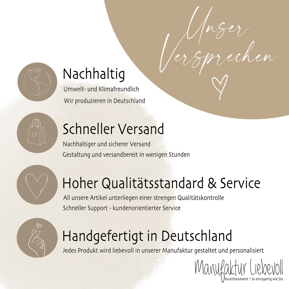 Personalisierter Stoffbeutel für Frauen, 3 Motive: Herzensmensch, Lieblingsmensch, Busenfreundin