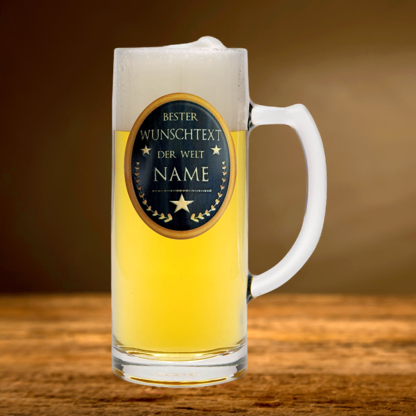 Bierglas Gravur Name Spruch Wunschtext Geschenk Geburtstag 