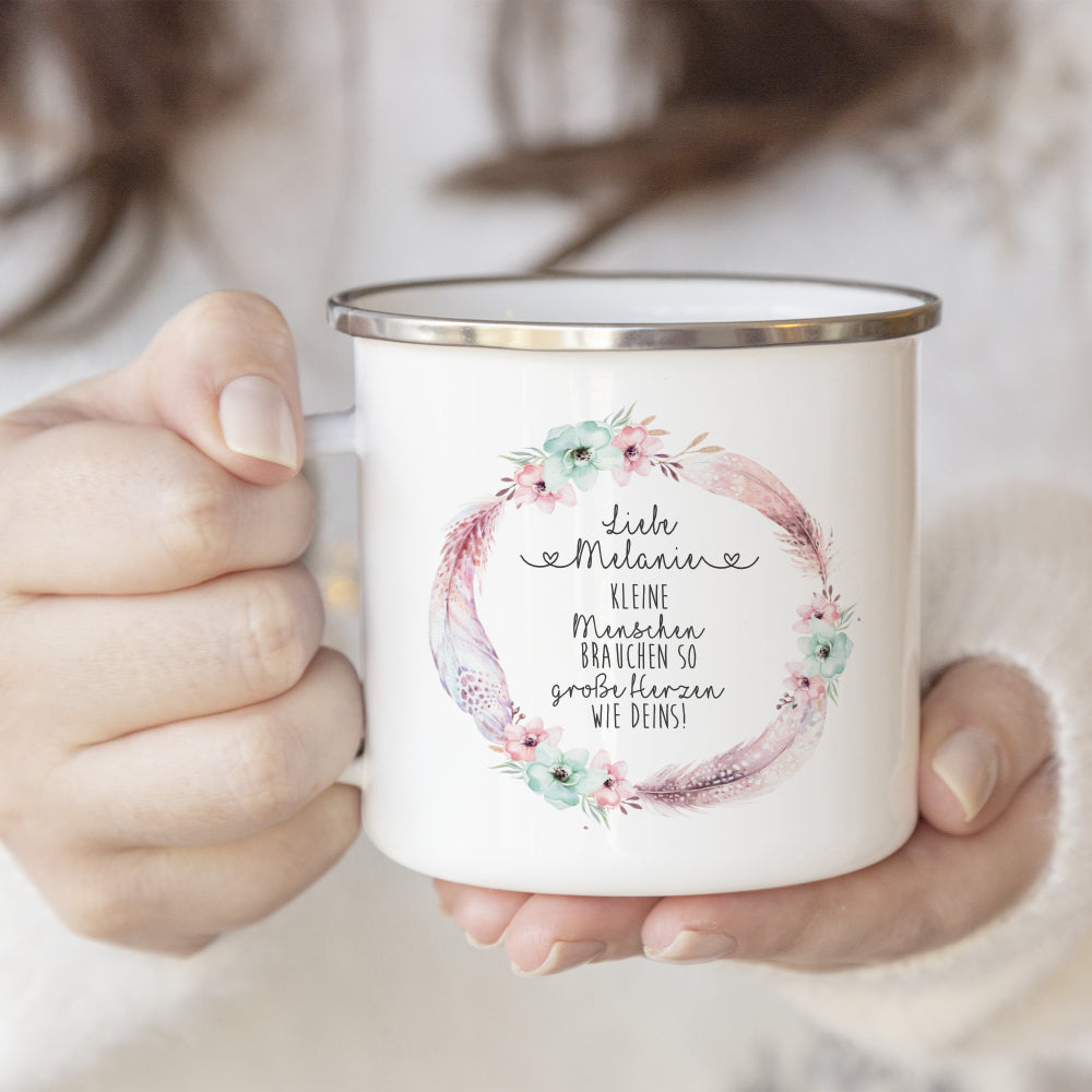 Personalisierte Tasse mit Spruch | Originelles Geschenk u. besondere Geschenkidee für Erzieher, Lehrer u. besondere Menschen die mit Kindern arbeiten | Tassengeschenk als Dankeschön