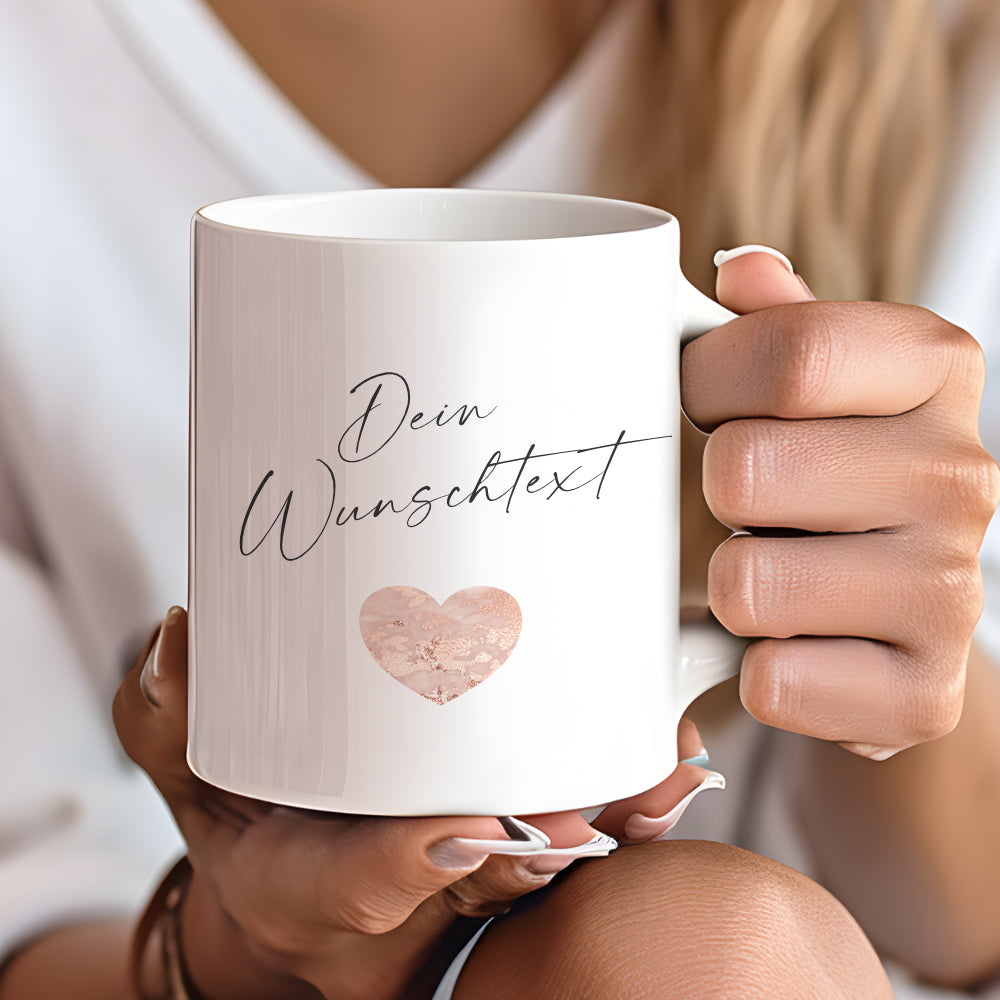 Tasse mit deinem Wunschtext und oder Name personalisieren | Kaffeetasse aus Keramik
