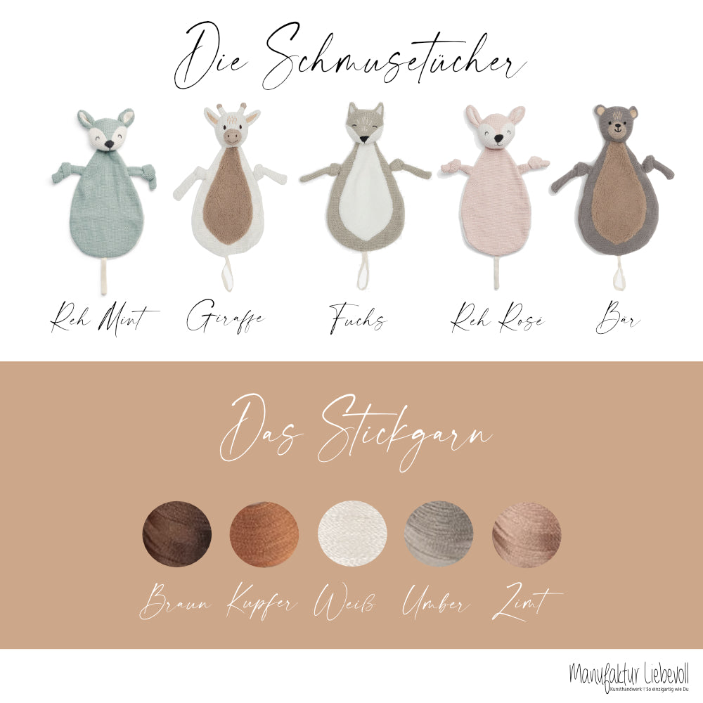 Personalisierte Schmusetücher für Babys
