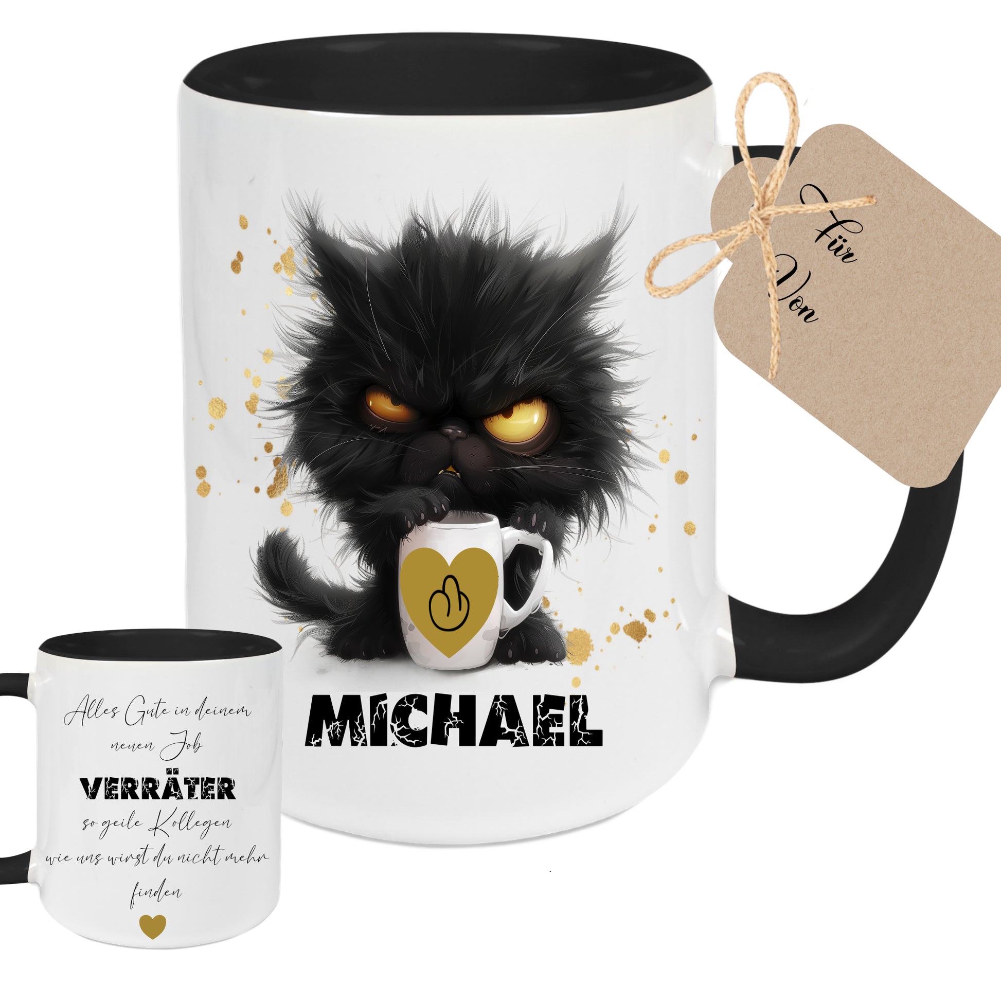 Tasse Abschied Kollege personalisiert Abschiedsgeschenk Kollegen – Manufaktur Liebevoll
