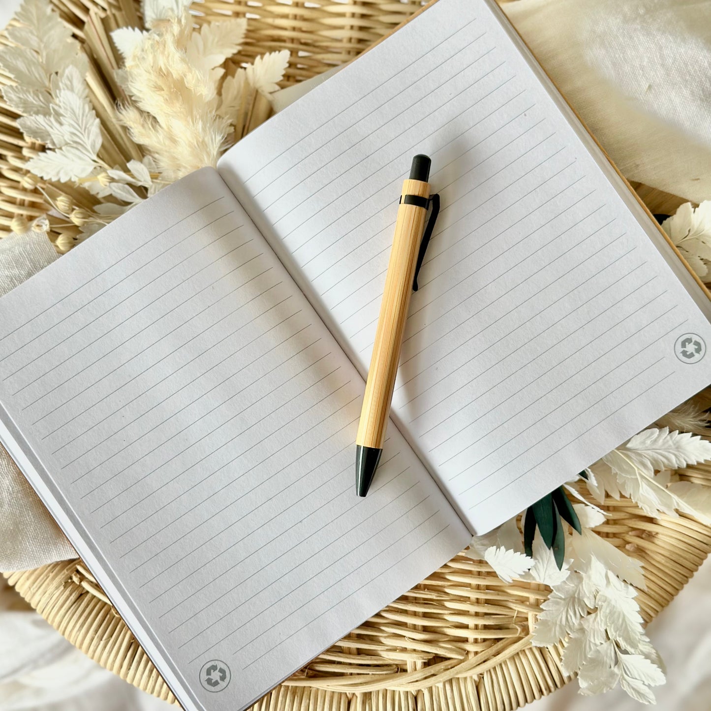 Notizbuch "Durchatmen" Tagebuch mit Namen Spruch A5 Journal Mädchen Frauen Männer Teenager Geschenk Schreibheft Journal Kugelschreiber