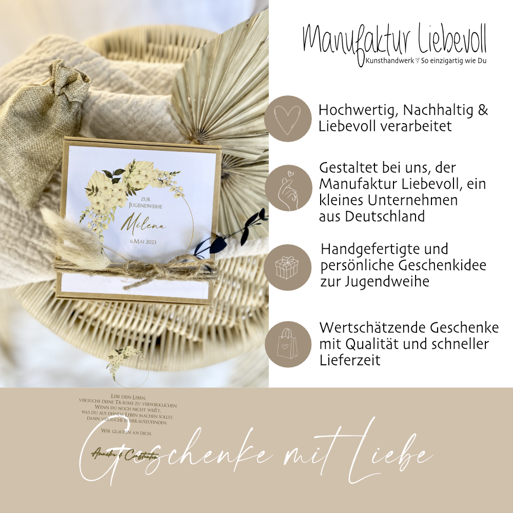 Jugendweihe Geschenk für Mädchen