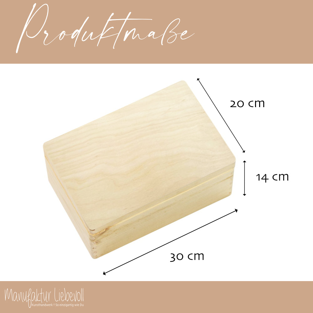 Heiligabend Box Personalisiert Holzbox Personalisiert Weihnachten Geschenk Frohe Weihnachten für Kinder Familie Frauen Freundin Holzkiste