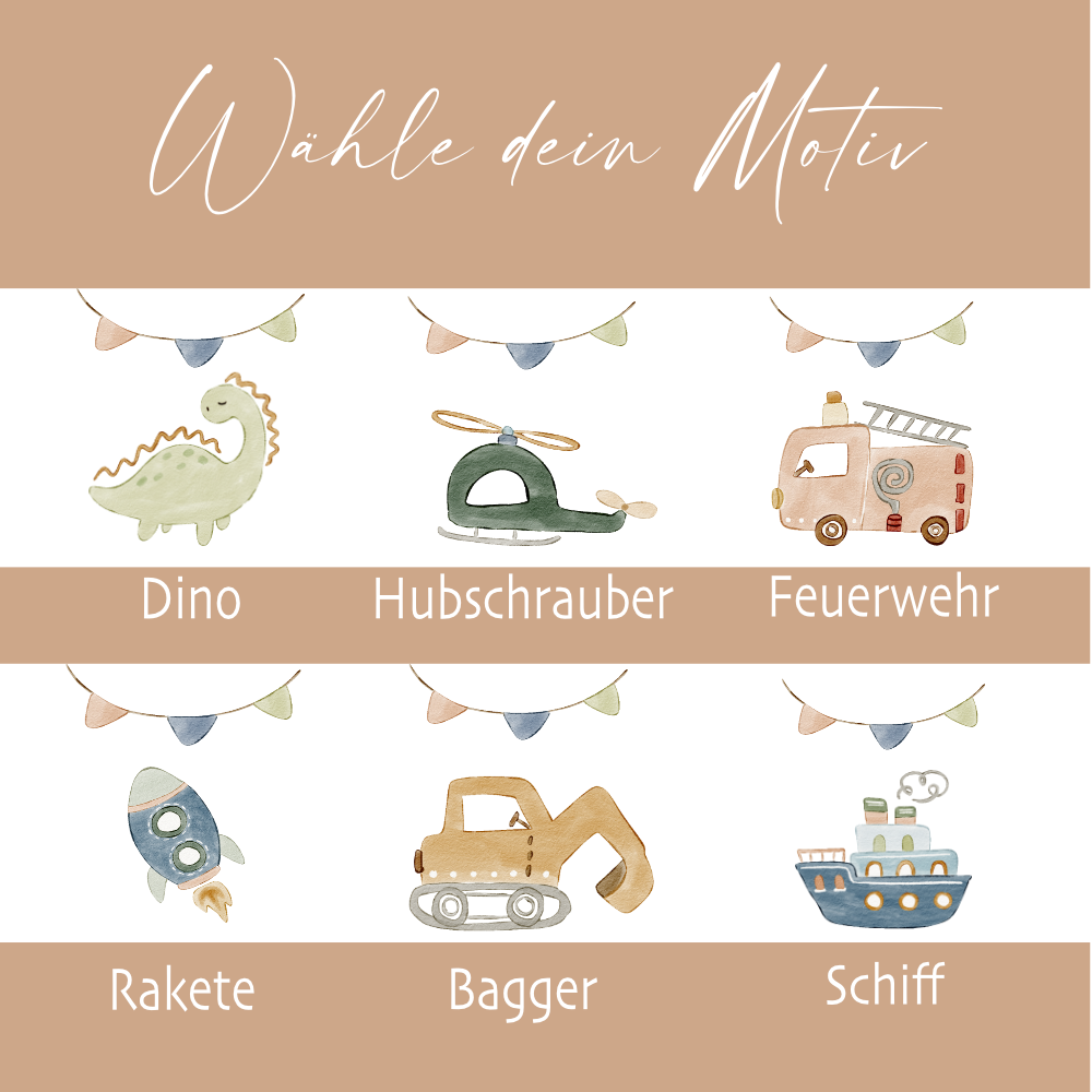 Kinderspardose mit Namen – Personalisierte Spardose aus Keramik mit Bambusdeckel