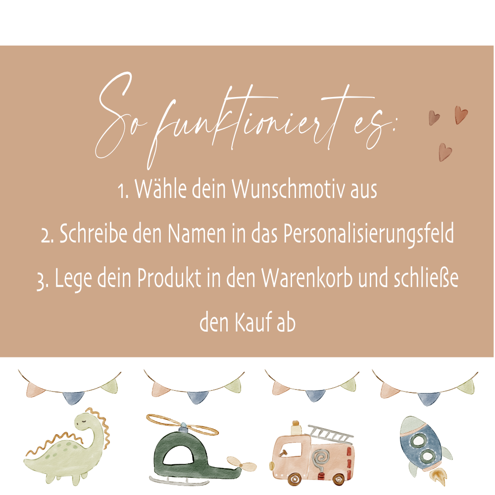 Kinderspardose mit Namen – Personalisierte Spardose aus Keramik mit Bambusdeckel