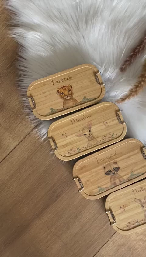 Isolierte Lunchbox Mit Fuchs-Motiv – Für Schule, Büro & Picknick, Geräumig, Wasserabweisend, Mit Tragegurt