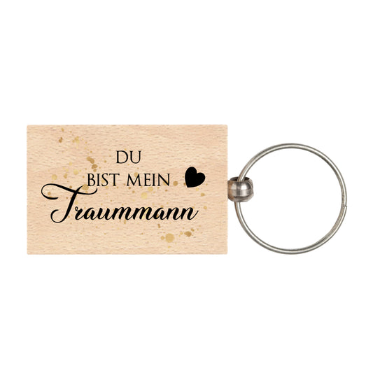 Schlüsselanhänger Du bist mein Traummann.