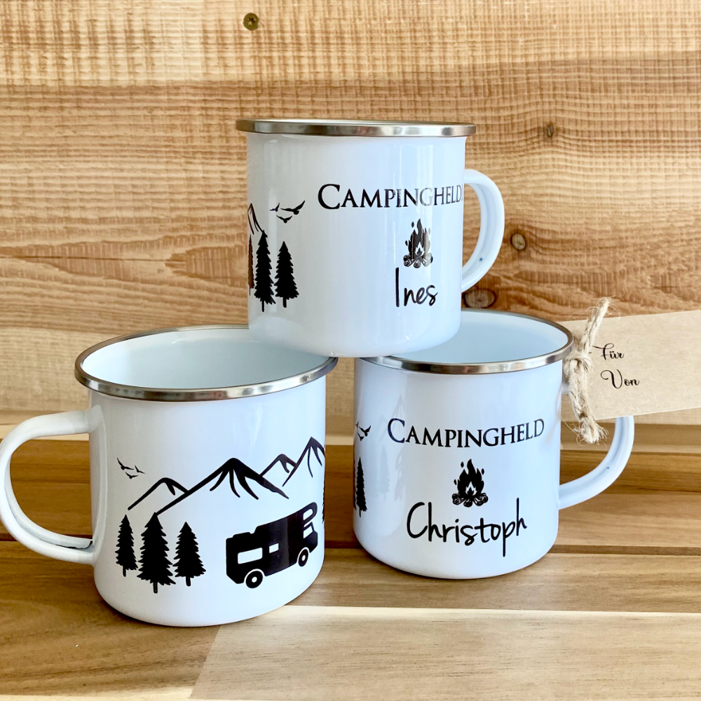 camping tasse Travel Tasse für Urlauber